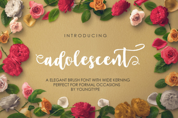 Adolescent: The Script Font That Elevates Your Brand Identity