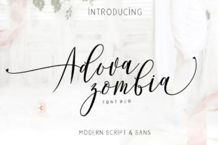 Adova Zombia: The Perfect Script Font for Handmade Brands