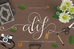 Alif Typeface: A Fresh Script for Branding
