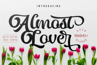 Almost Lover Font: A Bold Script for Handmade Brands