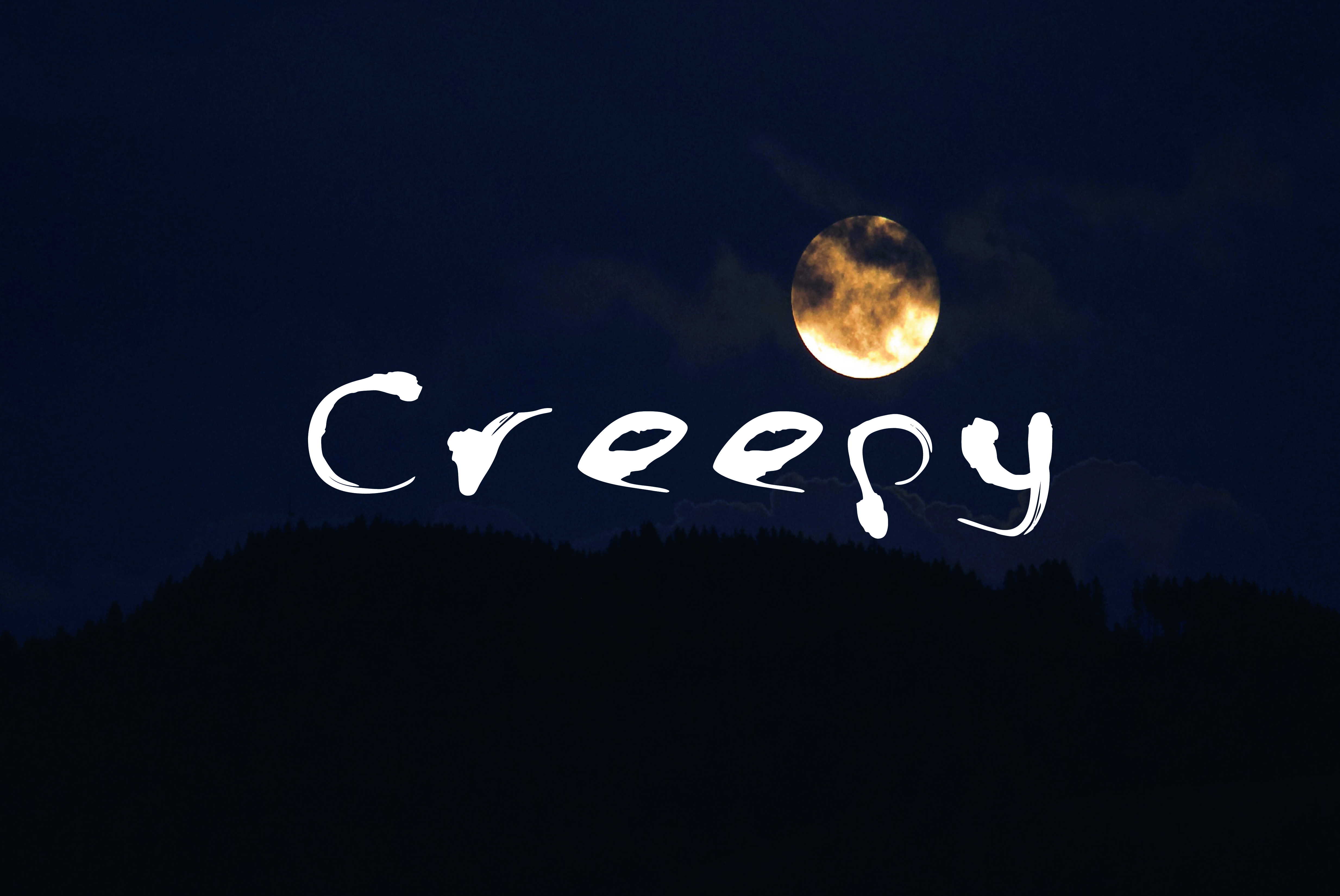 Creepy Font: A Bold Typeface for Seasonal Branding