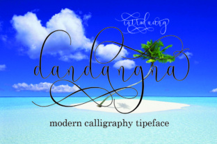 Dandangna Font: Elegant Script for Crafters