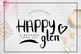 Happyglen: The Friendly Typeface for Small Business Branding