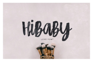 HiBaby: The Hand-Painted Font for Makers