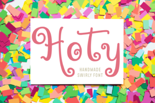 Hoty Font: The Swirly Script That Elevates Handmade Brands