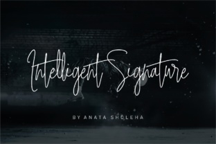 Intelligent Signature: The Handwritten Typeface for Modern Branding