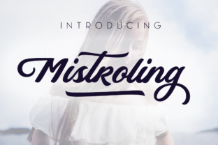 Mistroling: A Painterly Typeface for Editorial Design