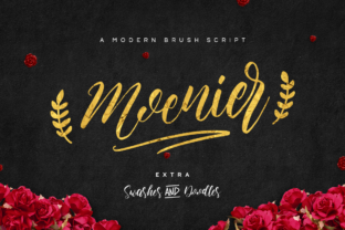Moenier: A Warm Script Font for Polished Branding