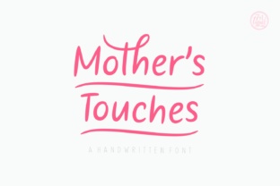 Mother s Touches: A Handwritten Font for Digital Design