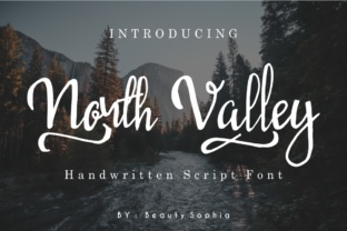North Valley: A Whimsical Script Font for Web Design