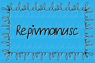Repivmanusc: A Handwritten Font for Editorial Design