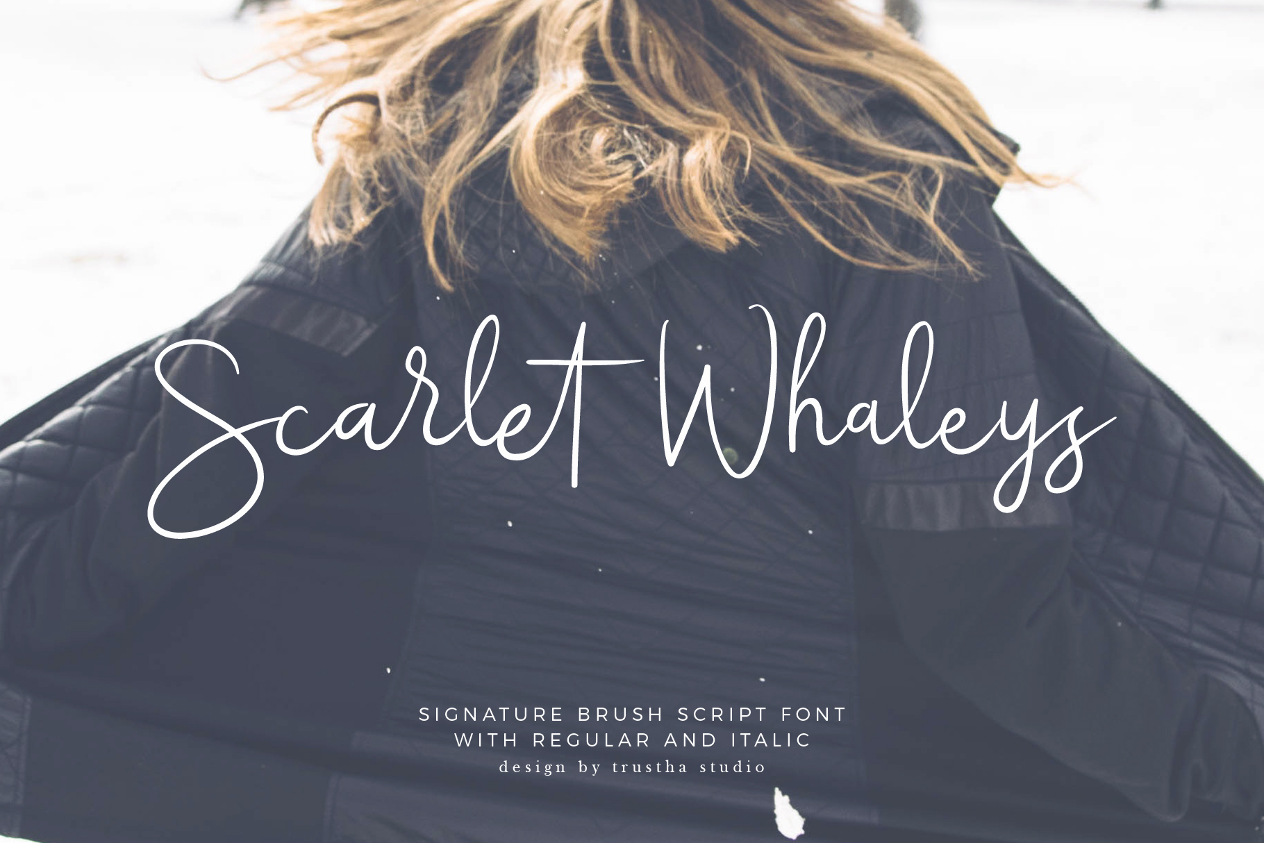 Scarlet Whaleys: A Signature Script Font for Editorial Design