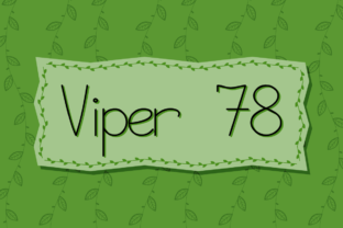 Viper 78: A Handwritten Typeface for Modern Editorial Design