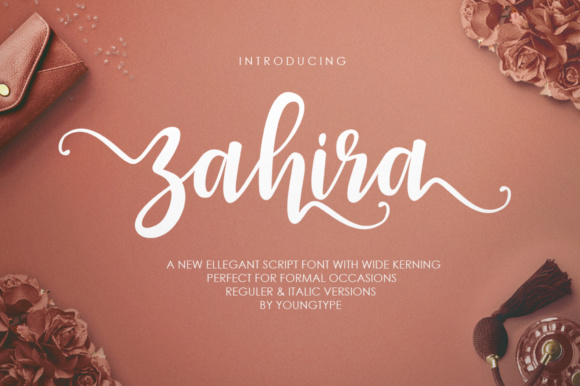 Zahira: The Script Font That Elevates Digital Branding